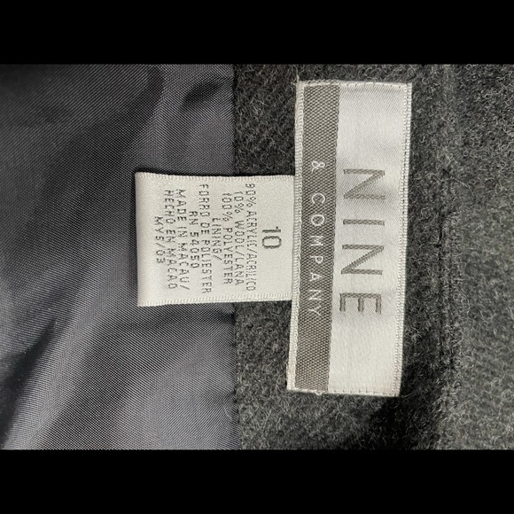 Nine & Co Charcoal Women’s Pencil Skirt - Picture 2 of 4